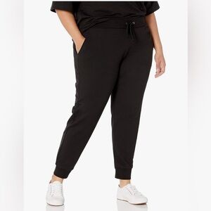 The Drop Women's Grace Supersoft Stretch Rib-Cuff Jogger 2X